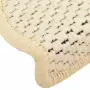 Tappeti Autoadesivi Scale Aspetto Sisal 15 pz 65x25 cm Crema