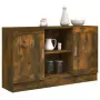 Credenza Rovere Fumo 120x30,5x70 cm in Legno Multistrato