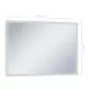 Specchio da Parete a LED per Bagno con Sensore Tattile 100x60cm