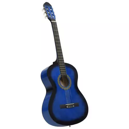 Chitarra Classica per Principianti Blu 4/4 39" in Tiglio