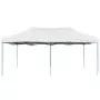 Gazebo Professionale Pieghevole 3x6 m Acciaio Bianco