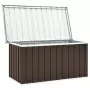 Baule da Giardino Marrone 129x67x65 cm