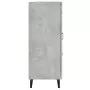 Credenza Grigio Cemento 69,5x34x90 cm in Legno Multistrato