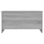 Tavolino Grigio Sonoma 102x55,5x52,5 cm in Legno Multistrato