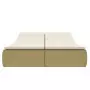 Lettino Prendisole in Polyrattan Beige