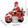 Babbo Natale Gonfiabile con LED 156 cm