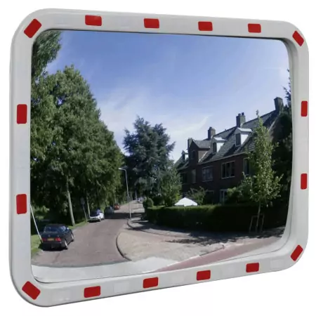 Specchio Traffico Convesso Rettangolare 60x80cm Catarifrangenti