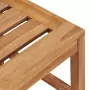 Set da Pranzo per Giardino 5 pz in Legno Massello di Teak