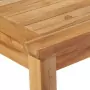 Set da Pranzo da Giardino 7 pz in Legno Massello di Teak