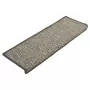 Tappeti Autoadesivi Scale Sisal 15pz 65x25cm Grigio e Beige