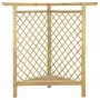 Pergola Angolare con Panca 166x81x174 cm Legno Pino Impregnato