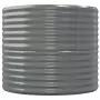 Vaso da Giardino Acciaio Verniciato Polvere 152x80x68 cm Grigio