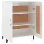 Credenza 69,5x34x90 cm in Legno Multistrato Bianco Lucido