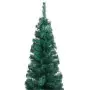 Albero di Natale Artificiale Sottile Supporto Verde 180 cm PVC