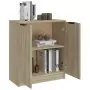 Credenza Rovere Sonoma 60x30x70 cm in Legno Multistrato