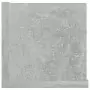 Scaffale Porta CD a Muro Grigio Cemento 100x18x18 cm Truciolato
