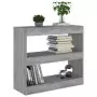 Libreria/Divisorio Grigio Sonoma 80x30x72 cm