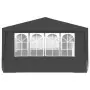 Gazebo Professionale con Pareti 4x9 m Antracite 90 g/m²