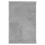 Mensole Parete a Cubo 4 pz Grigio Cemento 60x15x23 cm in Truciolato