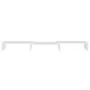 Supporto per Monitor Bianco 80x24x10,5cm Legno Massello di Pino