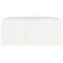 Supporto per Monitor Bianco 80x24x10,5cm Legno Massello di Pino