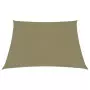 Parasole a Vela in Tela Oxford Quadrato 3x3 m Beige