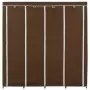 Guardaroba con 4 Scomparti Marrone 175x45x170 cm