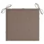 Cuscini per Sedie da Esterno 2pz Grigio Talpa 40x40x3cm Tessuto