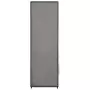 Armadio Grigio 87x49x159 cm in Tessuto