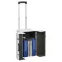 Valigia Trolley Pilota 47x39x27 cm in Alluminio Argento