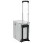 Valigia Trolley Pilota 47x39x27 cm in Alluminio Argento