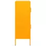 Armadietto Giallo Senape 80x35x101,5 cm in Acciaio