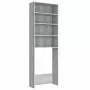 Mobile per Lavatrice Grigio Sonoma 64x24x190 cm