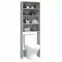 Mobile per Lavatrice Grigio Sonoma 64x24x190 cm