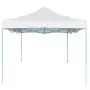 Gazebo Professionale Pieghevole 3x4m Acciaio Bianco