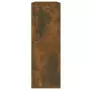 Mensola a Muro Rovere Fumo 104x20x58,5 cm Legno Multistrato