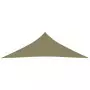 Parasole a Vela Oxford Triangolare 3,5x3,5x4,9 m Beige