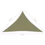 Parasole a Vela Oxford Triangolare 3,5x3,5x4,9 m Beige