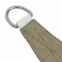 Parasole a Vela Oxford Triangolare 4x4x5,8 m Beige