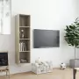 Libreria/Mobile TV Rovere Sonoma 143x30x36 cm