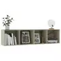 Libreria/Mobile TV Rovere Sonoma 143x30x36 cm