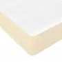 Materasso a Molle Insacchettate Cream 140x190x20 cm in Tessuto