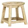 287445  Hand-painted Stool 38x38x35 cm Solid Mango Wood