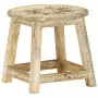 287445  Hand-painted Stool 38x38x35 cm Solid Mango Wood