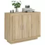 Credenza Rovere Sonoma 92x35x75 cm in Legno Multistrato