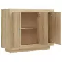 Credenza Rovere Sonoma 92x35x75 cm in Legno Multistrato