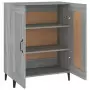 Credenza Grigio Sonoma 69,5x34x90 cm in Legno Multistrato