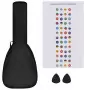 Set Ukulele Soprano con Borsa per Bambini Rosa 21"