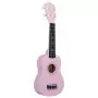 Set Ukulele Soprano con Borsa per Bambini Rosa 21"