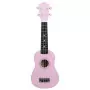 Set Ukulele Soprano con Borsa per Bambini Rosa 21"